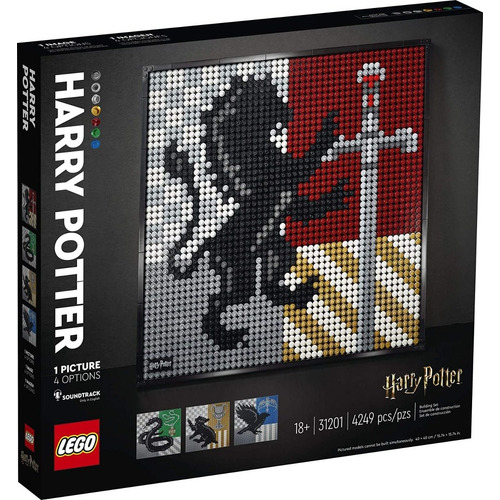 Kit Lego Wizarding World Crestas Harry Potter Hogwarts 31201