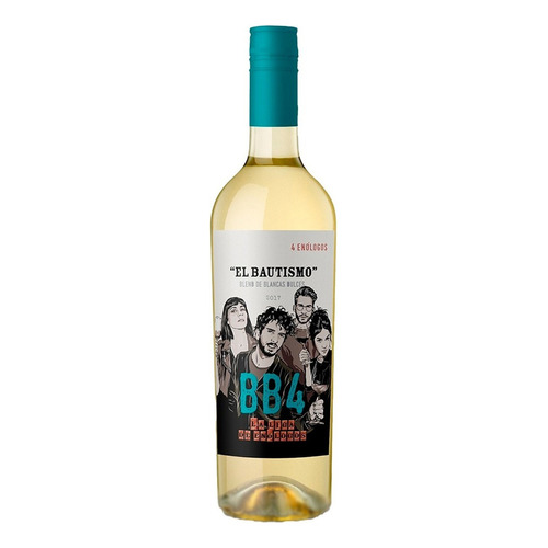 Vino El Bautismo Blend Blanco Liga De Los Enologos X750ml