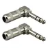 2pack 6,35 Mm (1/4 ) Huasen Conector Macho De Audio Estéreo 