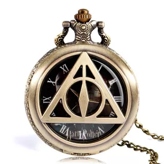 Harry Potter Reliquias Reloj Dije De Colección Con Cadena
