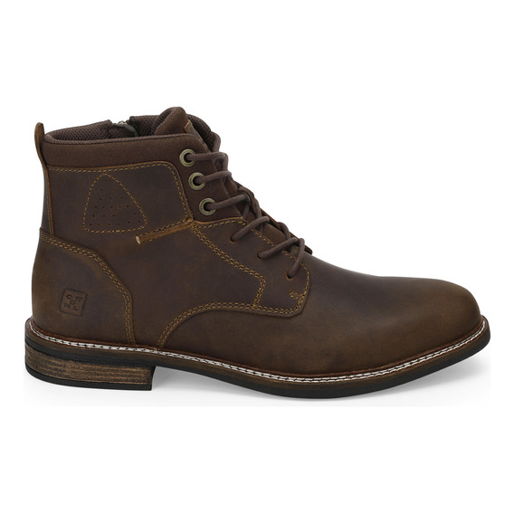 Botines Cuero Hombre Bickerton-6-01 Café