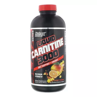 L-carnitine 3000 473 Ml 32 Serv Carnitina Líquida Sf Cn4 Sabor Orange Mango