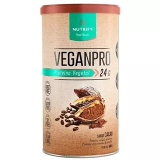 Suplemento Em Pó Nutrify  Veganpro Proteínas Veganpro Sabor  Cacau Em Pote