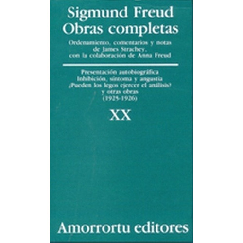 Obras Completas Xx - Sigmund Freud