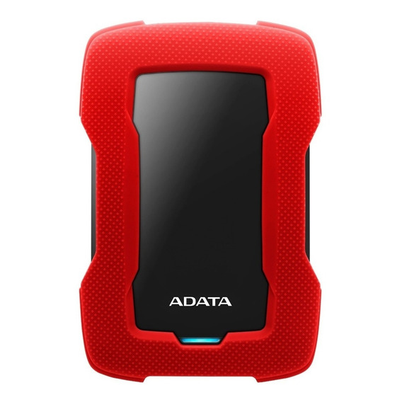 Disco duro externo Adata AHD330-2TU31 2TB rojo
