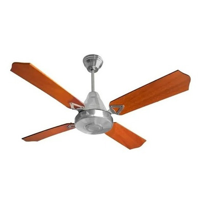 Ventilador De Techo Acero Con Palas De Madera Tg