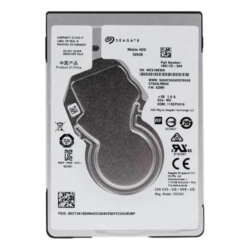 Hd 500 GB para ordenador portatil/PC/PS3/PS4/Xbox Sata Iii, color blanco