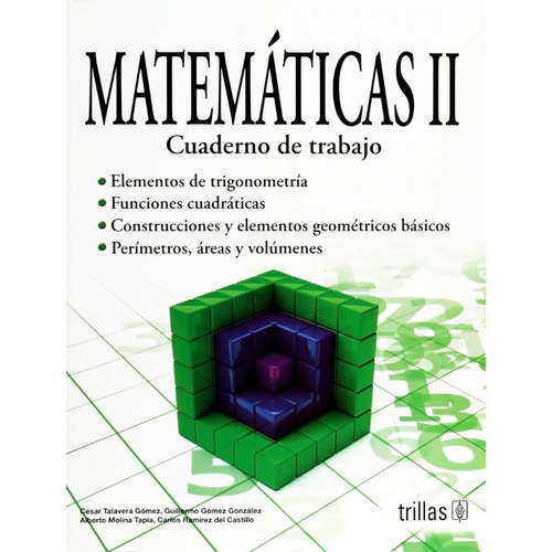  Matemáticas I I Cuaderno De Trabajo Trillas