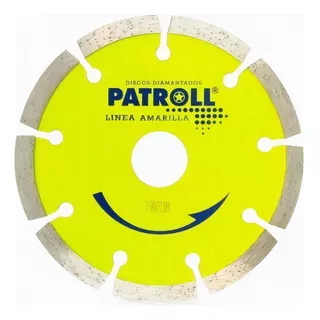 Disco Diamantado Segmentado Pys 115mm Patroll Linea Amarilla