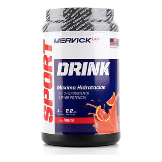 Sport Drink 1 Kg Mervick Lab Bebida Isotónica Sodio Potasio Magnesio Vitaminas Sabor Pomelo