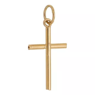 Pingente Crucifixo De Ouro 18k 750 Pequeno