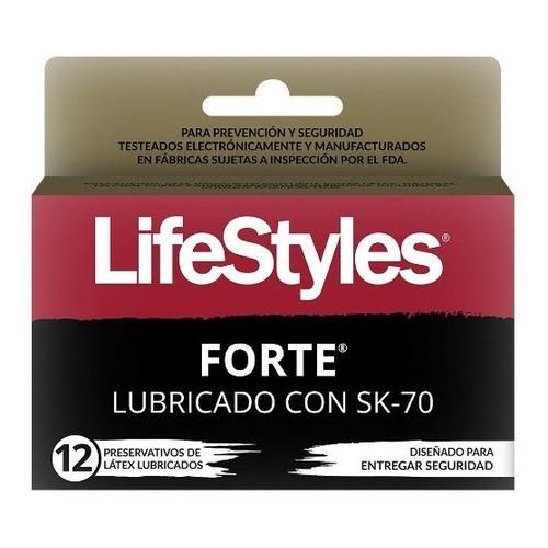 Lifestyles forte preservativo X 12 condones