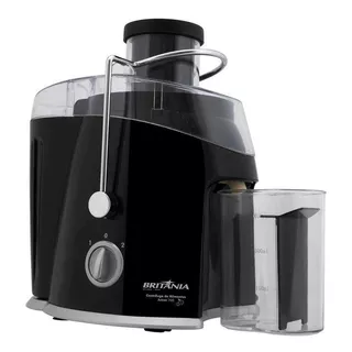 Centrífuga De Alimentos Elétrica Britânia Juicer 700 Preta 110v Com Acessórios