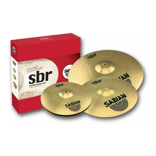 Set Platos Platillos Sabian Sbr Performance 14 16 20 Cuo