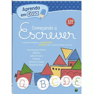 Aprendendo A Escrever (azul), De © Todolivro Ltda.. Editora Todolivro Distribuidora Ltda., Capa Mole Em Português, 2019