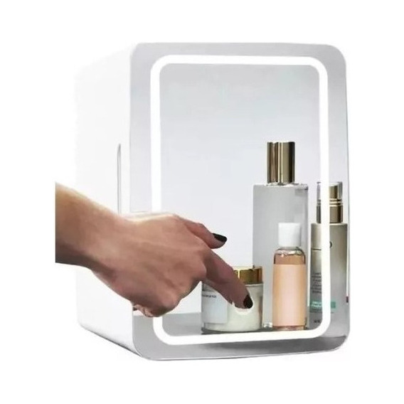 Mini Refrigerador 8l Skin Care Maquillaje Frio Y Calor