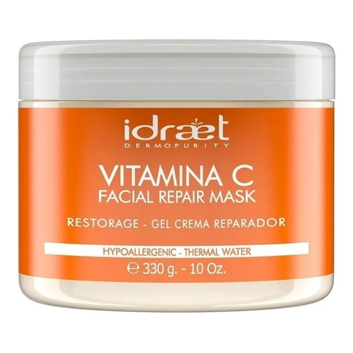 Idraet Mascara Vitamina C Antiage Reparadora Colageno Tipo de piel Todo tipo de piel