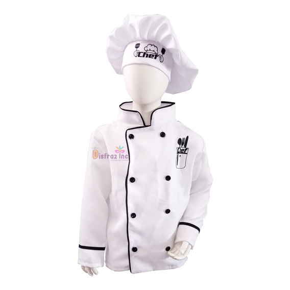 Disfraz Chef Cocinero Disfraz Chef Para Niños Y Niñas