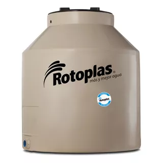 Tanque De Agua Rotoplas 600l Cuatricapa Vertical Polietileno Beige De 1.17 m X 0.97 m