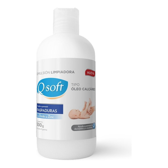 Óleo Q-soft Con Óxido De Zinc Paspaduras Bebé Adultos 500gr