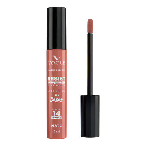 Labial Vogue Resist 3ml Acabado Mate Color Elegante