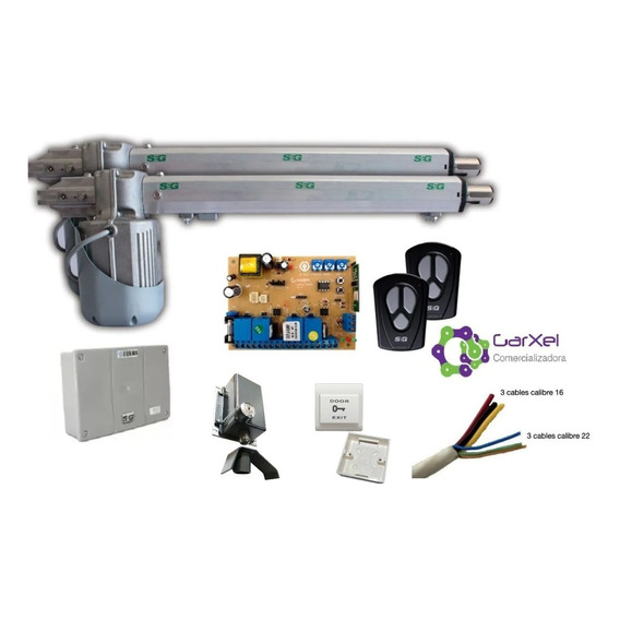 Kit De Automatizacion Pivus Combat 1/4hp Seg + 3 Accesorios