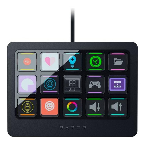 Razer Stream Controller X - Controlador Multiusos Color del teclado Negro