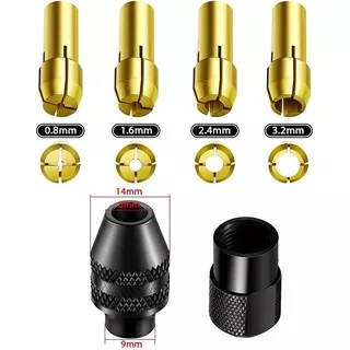 7 Piezas De Herramientas Rotativas Sin Llave Chuck Drill Hex