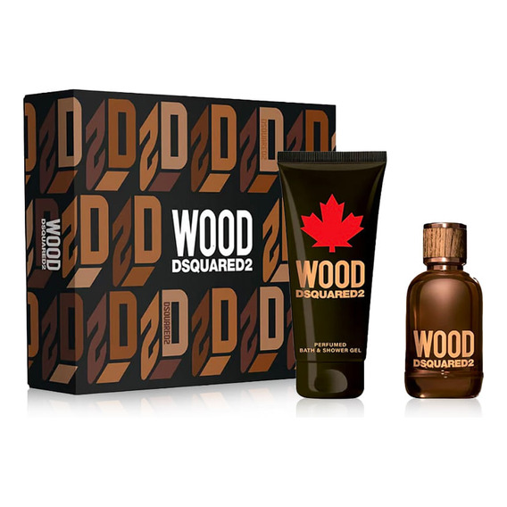 Kit Hombre Dsquared2 Wood Pour Homme Edt 100