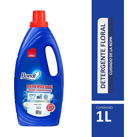 Detergente Bondi Liquido 1l - L a $10649