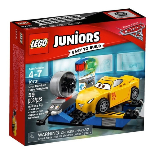 Bloque Construcción Lego Juniors Cruz Ramirez Cars 59 Pzs 
