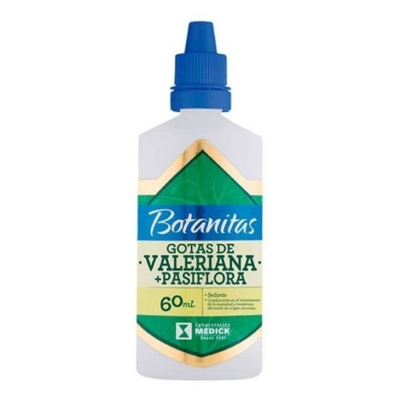 Valeriana + Passiflora  Gotas X 6 - Unidad a $13870