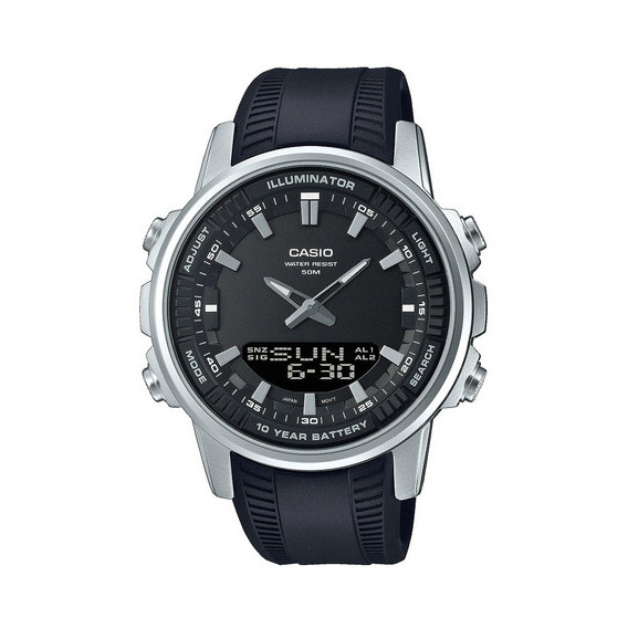 Reloj Casio Hombre Amw-880-1avdf Color De La Correa Resina