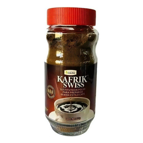 Kafrik Swiss, Sustituto De Café. Sin Cafeína 75g