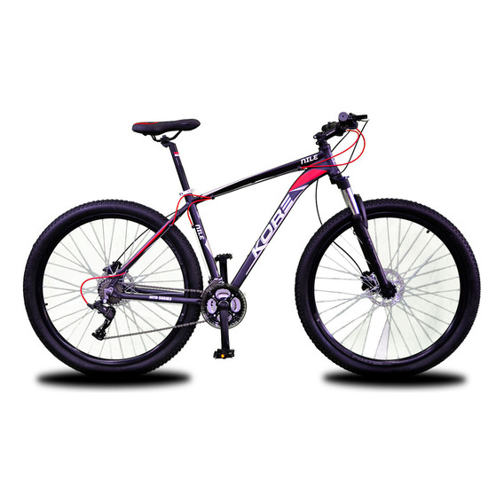 Mountain bike Kore Nile  2022 R29 M 21v frenos de disco hidráulico cambios Index y Semsah MX8 color negro  