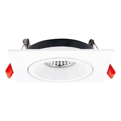 Embutido Shevat-c 1xgu10 Ø90mm Aluminio Blanco X5 Blanco