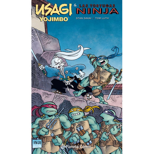 Usagi Yojimbo Y Las Tortugas Ninja, De Sakai, Stan. Editorial Planeta Cómic, Tapa Dura En Español