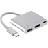 Adaptador Usb-c A Hdmi Usb 3.0 Tipo C 3.1 Mac Cable Color Gris 10 cm