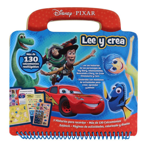 Lee Y Crea. Disney Pixar. Libro De Actividades Y Cuentos