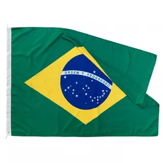 Bandeira Do Brasil P Barcos Mastro Alcançado Náutica 33 X 22