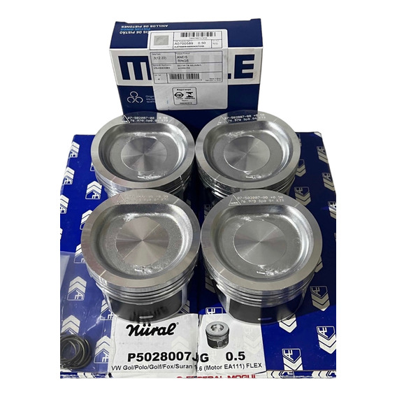 Subconjunto Vw Fox/suran 1.6 Bah #+0.5mm* Nural-mahle