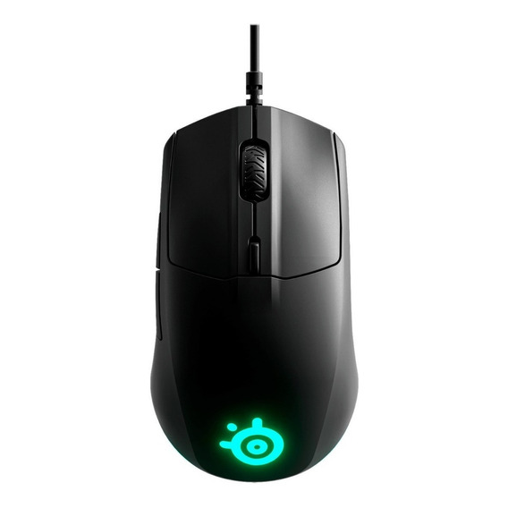 Mouse gamer de juego SteelSeries  Rival 3 ‎62513 negro