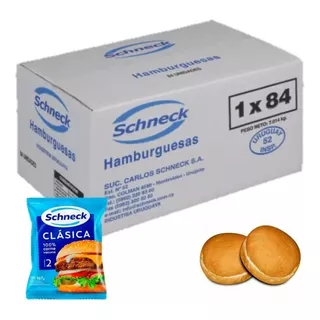 Hamburguesas Schneck X84 + Panes Pangiorno X84