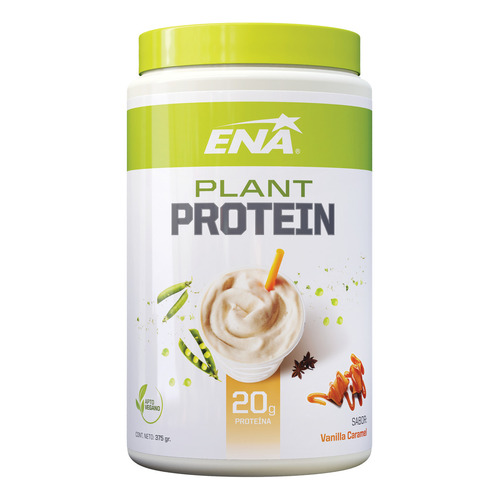 Suplemento En Polvo Sport Plant Protein Proteína Vegetal Sabor Vainilla Caramel En Pote De 375g Apto Vegano