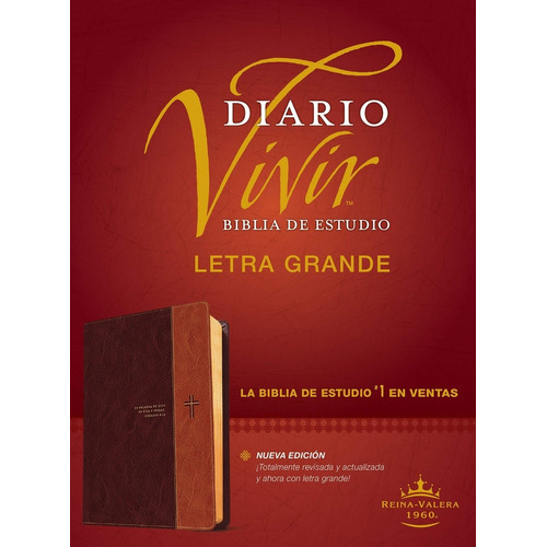 Biblia Rvr60 Del Diario Vivir Sentipiel Café/claro L Gde