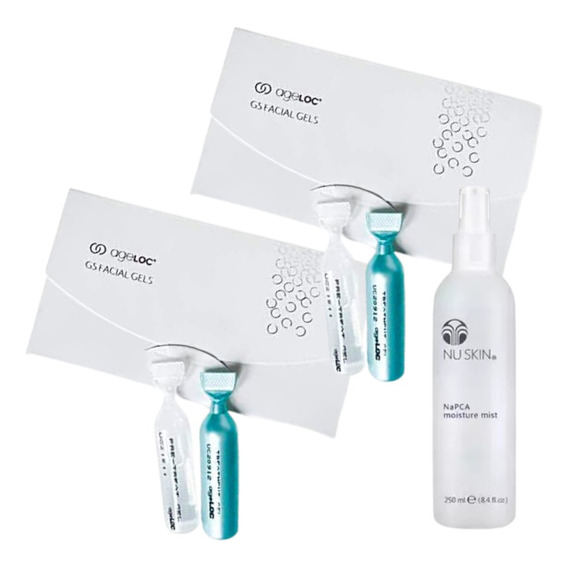 Kit Geles Faciales Galvanica  Spa  Galvanica Facial Nu Skin*