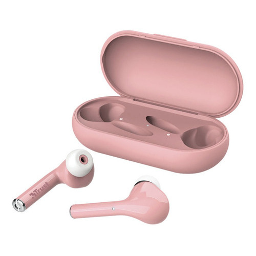Trust Auricular Bluetooth Nika Touch Rosado Earphones Color Rosa