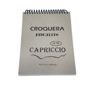 Croquera Media Carta Capriccio 16x21cm 80 Hojas