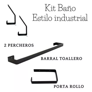 Kit Accesorios Baño Industrial