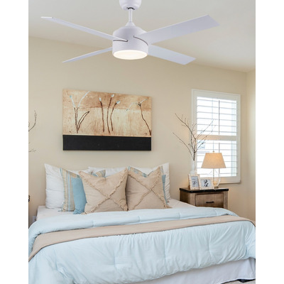 Ventilador De Techo Blanco 44ia Led 24w Control Remoto Laft